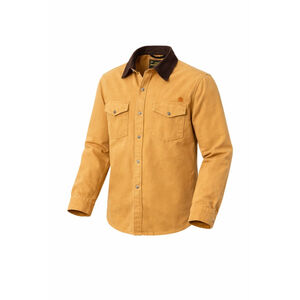 Wyoming Traders Mens Canvas Workwear Coat Sherpa Lined Corduroy Collar Sz XL